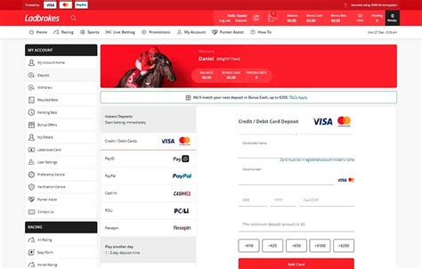 Ladbrokes Payment Methods .
